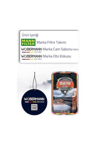 Toyota Corolla Uyumlu 1.33 1.6 Mann-Filter Filtre Bakım Seti 2007-2018