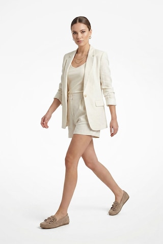 Gönderi(R) Gönderi R Kadın Kum Süet Fiyonklu Hakiki Deri Comfort Loafer Dyza86037180 Kum Beji