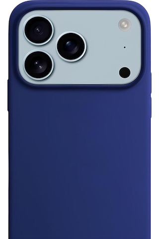 Apple Uyumlu iPhone 17 Pro Max Soft Touch Lansman Silikon Kılıf Gece Mavisi
