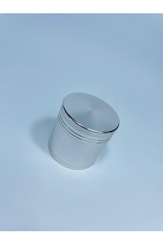 Çelik TutunÖğütücü 4 Katmanlı Paslanmaz Grinder SilverRenk//40mm
