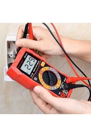 Mayilon Ht108l Dijital Profesyonel Multimetre Ekran Aydınlatmalı Auto Range 600v 10a Ac Dc