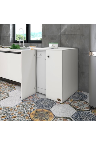 Kenzlife bulaşık makinesi dolabı kapaklı nurten byz 90*70*60 bany
