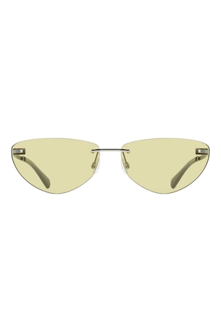 Calvin Klein Jeans Ckj 25208s 045 63 Kadın Cat Eye Gümüş Metal Güneş Gözlüğü Gri