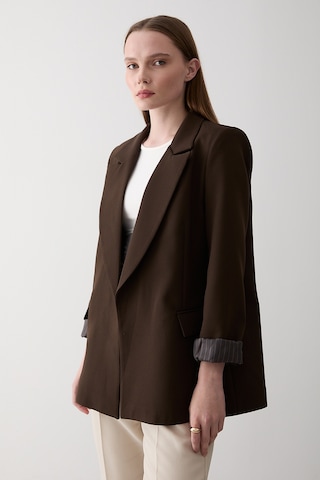 Kahverengi Blazer Ceket - 7560 Kahverengi
