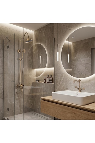 Osmanlı Nostalji Serisi Duş Seti Ve Lavabo Bataryası Antik-nostalji