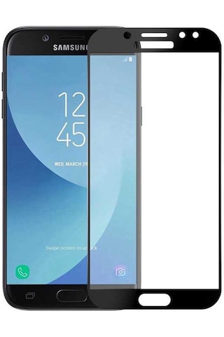 Logis Samsung Uyumlu J7 Prime 9d Parlak Seramik Tam Kaplayan Ekran Koruyucu Cam