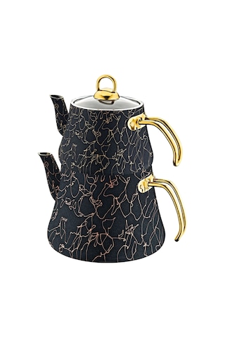 8204 M Çaydanlık Altın - Siyah