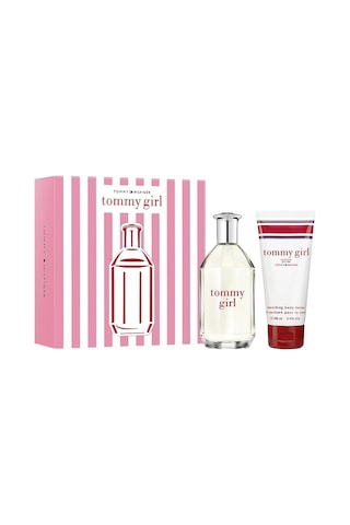 Tommy Hilfiger Tommy Girl Edt 100 Ml + Body Lotion 100 Ml Kadın Parfüm Seti Çiçeksi - Meyve