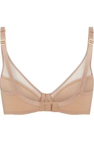 Agent Provocateur Lucky Padded Bra Noisette - Şeffaf Detaylı Kalıp Pedli Destekli Kadın Sütyen Açık Kahve