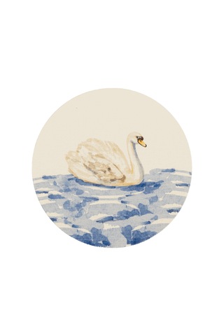 Swan Kağıt Bardak Altlığı 10 Cm 12'li Paket Beyaz