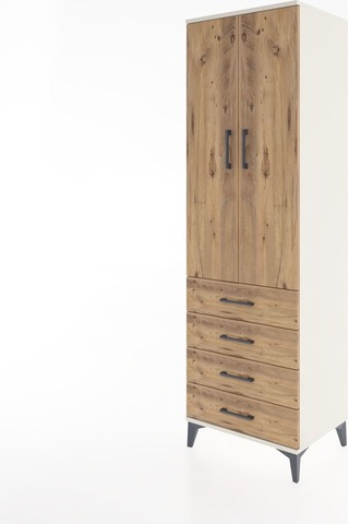 Hyperion Dolap 3 Raflı 4 Çekmeceli 2 Kapaklı 60x44x195 Aytaşı... Aytaşı