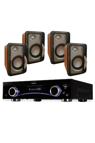 Goldmaster AV-313 Anfi Ev Sinema Sistemi + 4 Adet Hoparlör