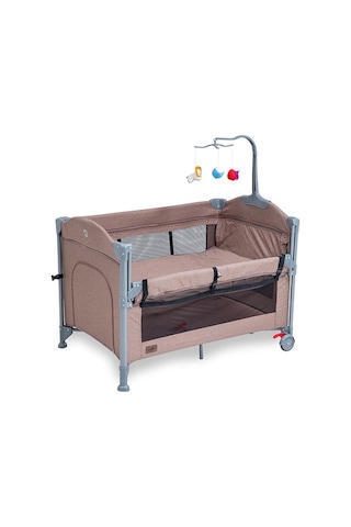 Baby2go 2254 Culla Anne Yanı Oyun Parkı Park Yatak 70 x 110 Cm Kırmızı