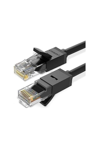 Ugreen Cat6 8-core U/utp Ethernet Kablosu, 1.5 Metre, Siyah, 60545
