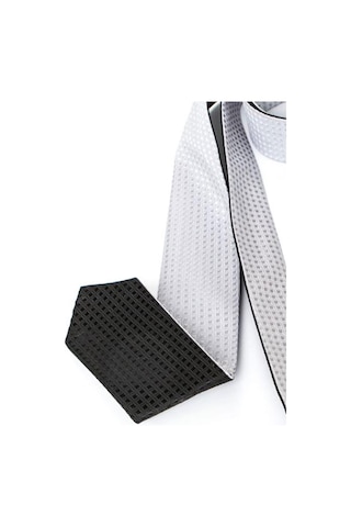 Gri Çift Taraflı İnce Çocuk Kravatı Gri