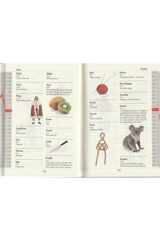 A'dan Z'ye Resimli İngilizce Türkçe Sözlük Dictionary World Book