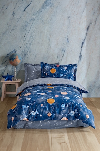 Soley | Galaxy | %100 Pamuklu Tek Kişilik Nevresim Takımı