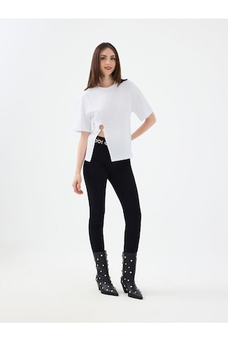 LOFT Regular Fit Kadın Tshirt K.kol Lf2040223 Q1.v1 Beyaz