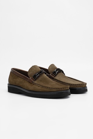 Valmenti Erkek Taba Süet Hakiki Deri Loafer Ayakkabı 342 8001 Erk Ayk Sk23/24 Taba