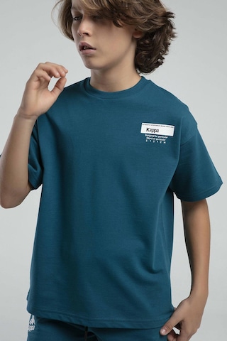 Kappa 36225 Erkek Çocuk Şortlu Pijama Bermuda Takım PETROL