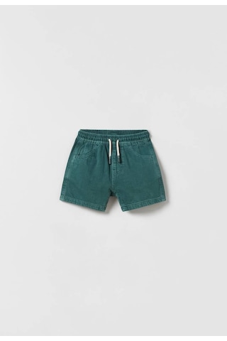 Noble Kids Erkek Çocuk Basic Denim Şort Yeşil