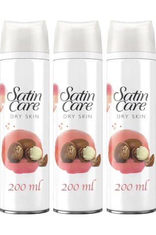 Satin Care Tıraş Jeli Kuru Ciltler 200ml X3 Adet