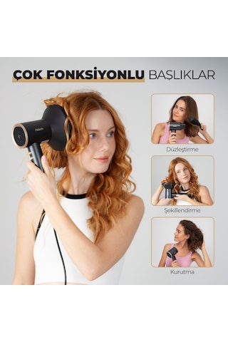 Fabcio Airmax İyonik Bakım Hızlı Saç Kurutma / Şekillendirme Seti
