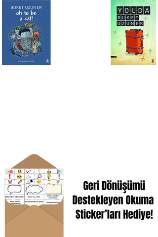 Oh To Be A Cat + Yolda + Okuma Sticker'ları