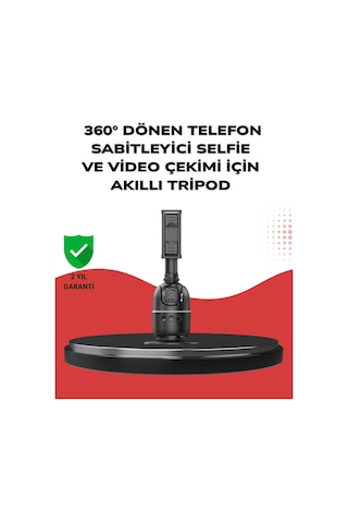 Ceylan Adam Telefon Ve Kamera Uyumlu 360 Otomatik Takipli Akıllı Masa Tripodu