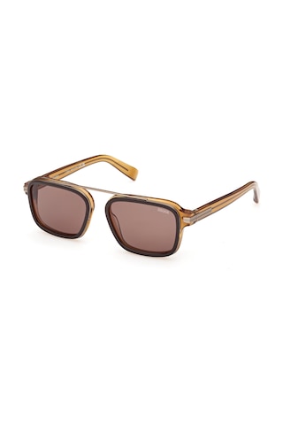Zegna Ez0299 50e Erkek Güneş Gözlüğü Kahverengi