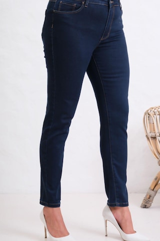 Lacarino 7161 Alice Kadın Jean Pantolon Dark Blue