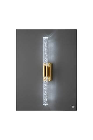 Bubblelight Medium 40 Cm Modern Tasarım Led Aplik - Duvar Lambası - Gold - Elektrikli - Beyaz Led Gold