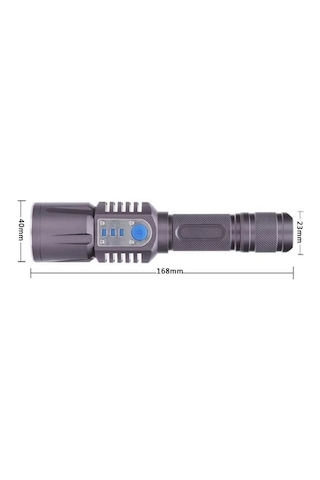 Baretta Brs18 Oto Şarjlı T6 Led 3000 Lümen El Feneri