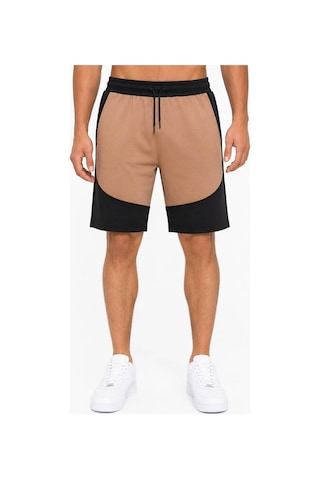 Hzr Wear Erkek Beli Lastikli İpli Cepli Penye Kumaş Pamuklu Regular Fit Şort Siyah