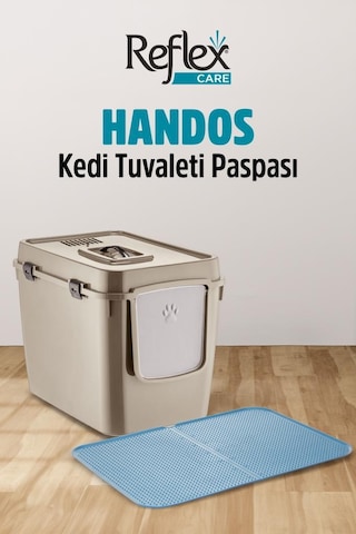 Reflex Care Handos Kedi Tuvaleti Paspası Lacivert 38,5 X 58,5 Cm
