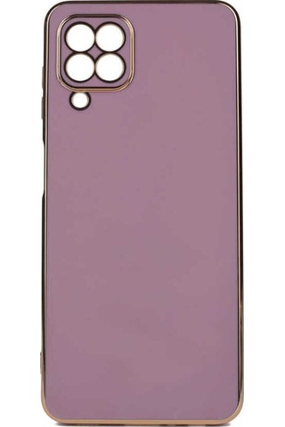 Samsung Uyumlu Galaxy M22 Kılıf Zore Bark Kapak Mor