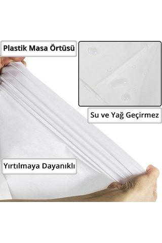 Masa Örtüsü 137cm x 270cm - Beyaz