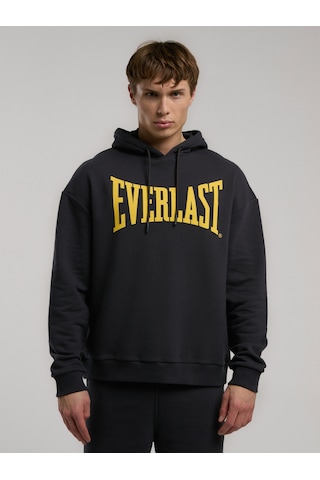 Everlast Ever Classics Comfort Füme Kapüşonlu Erkek Sweatshirt Füme