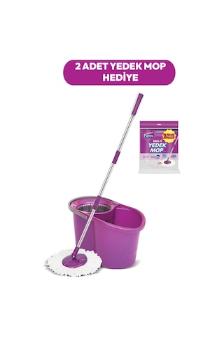 Tornado Otomatik Temizlik Seti Ve 2'li Yedek Mop Paketi