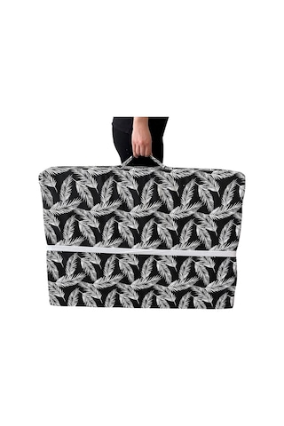 Viphomeconcept Tek Kişilik Katlanır Yer Yatağı Sünger Yatak Siyah Tüylü 80X180Cm