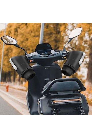 Suntek Motosiklet Gidon Muffs El Isıtıcı S Siyah