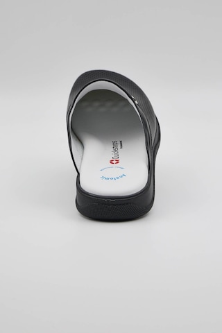 Term-0010 Quicksteps Professional Erkek Anatomik Ve Comfort Sabo Terlik Siyah