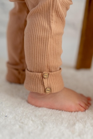 Zeyland Kız Bebek Nakışlı Kaşkorse Bluz Ve Pantolon Takım-Kıremıt Kiremit