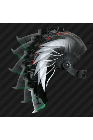 Geeksen Güneş Enerjili Otomatik Parlaklık Regülasyonlu Kaynak Maskesi - Göz Ve Yüz Koruması, Isı Dayanıklı, 9-13 Seviye Aydınlatma Ayarı