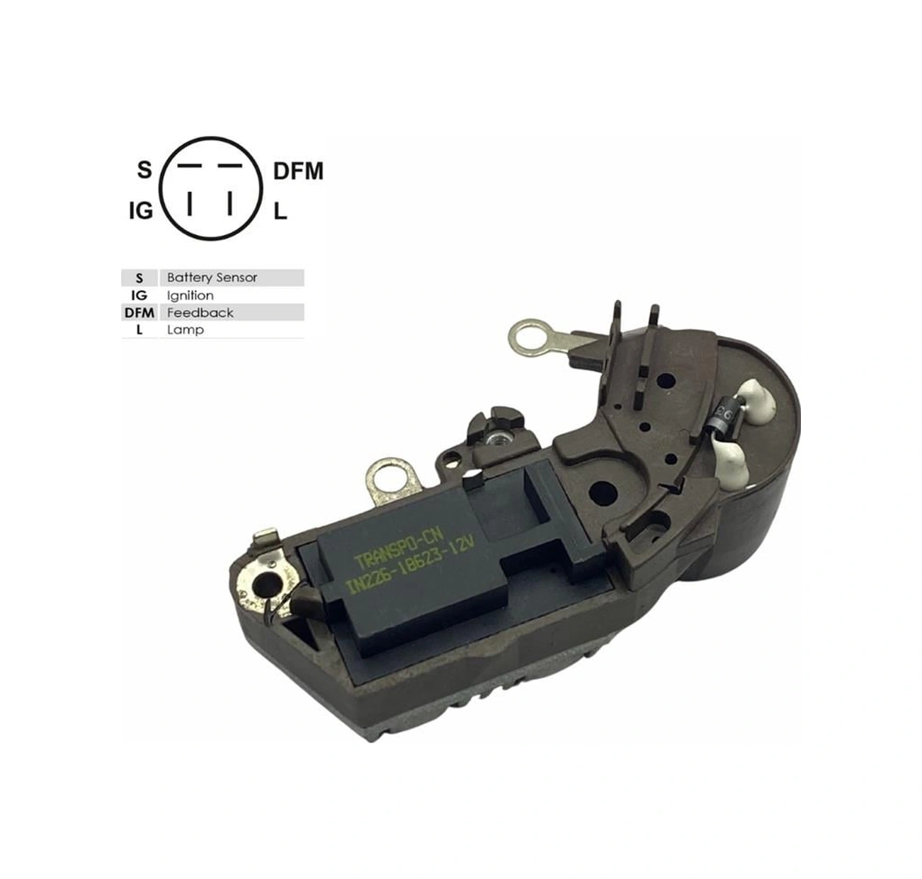12v Alternatör Konjektör 4 Fiş Dik Soketli Fr-ıg-l-s Honda Accord/cıvıc 1988-1995