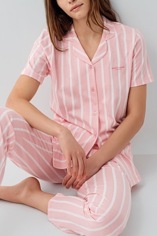 Pierre Cardin Kadın Pembe Gömlek Pijama Takım Pc9153-s-v2 Pembe