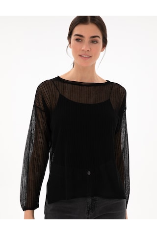 Pierre Cardin Kadın Siyah Kazak /triko 50305604-vr046 Siyah