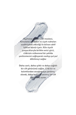 Byphasse Aktif Bitkisel Kömür İçeren Kil Maskesi 150 ML