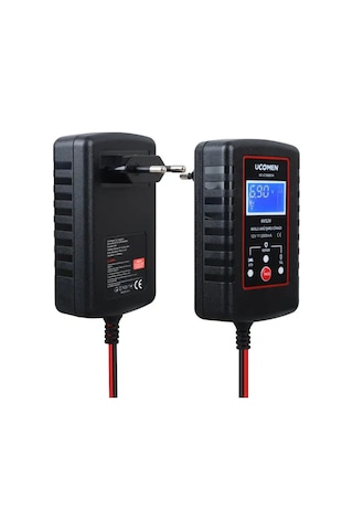 Ucomen 6/12v 2a Siyah Akü Şarj Cihazı Uc-c120201a