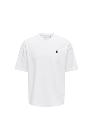 Only & Sons Onscaspıan Aırflex Ss Reg Emb Tee Bright White Diğer